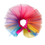 Jupe tutu pour chien Garvee, en maille colorée, respirante, douce et confortable, disponible en plusieurs tailles et couleurs, idéale pour les fêtes d'anniversaire et autres célébrations. - Rose
