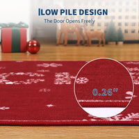 Tapis de Noël Garvee, paillasson 60 x 100 cm, pour entrée, chambre, bureau