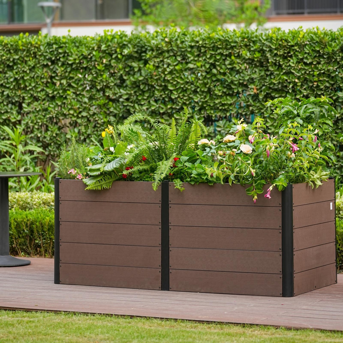 Jardinière surélevée durable pour extérieur