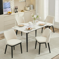 Ensemble de 2 chaises de salle à manger Garvee en velours avec dossier en forme de cœur, assise rembourrée et pieds en bois, pour la cuisine et le restaurant, confortables et stables.