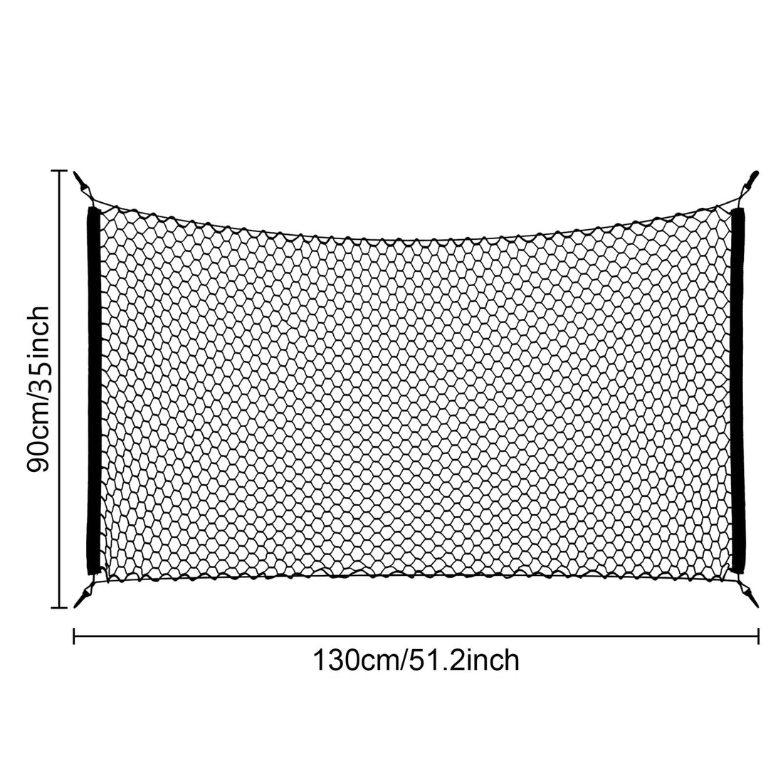 Grille de protection pour coffre Garvee, filet de sécurité pour chien, 130 x 90 cm, universel, noir