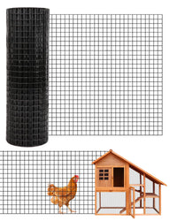 GARVEE Grillage hexagonal 0,91 × 30,48 m en acier galvanisé antirouille, bords lisses, pour jardin, poulailler et protection petits animaux