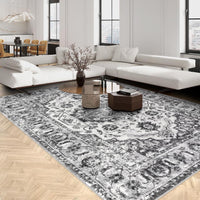 Garvee Alfombra De Salón 1400Gsm 100% Poliéster Terciopelo 580Gsm Lavable Plegable Estampado Perlas Persianas 80x150cm Salon