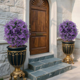 Garvee arbre Artificiel Extérieur Résistant UV, Facile à Installer, Durable, Décoration Colorée Pour Jardin Et Terrasse - Violet