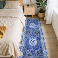 Garvee Teppich Rutschfest Waschbar 80 x 150 cm Boho Vintage Schlafzimmer Badezimmer