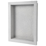 Garvee Niche murale de douche 38 × 40 × 10 cm, encastrable et étanche, finition grise, pour salle de bain et douche, installation facile