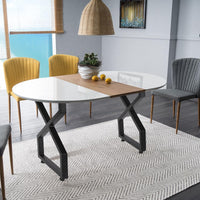 Pieds de table en métal Garvee 28 po x 17,7 po, robustes, style industriel rustique, en fer forgé, réglables, noirs