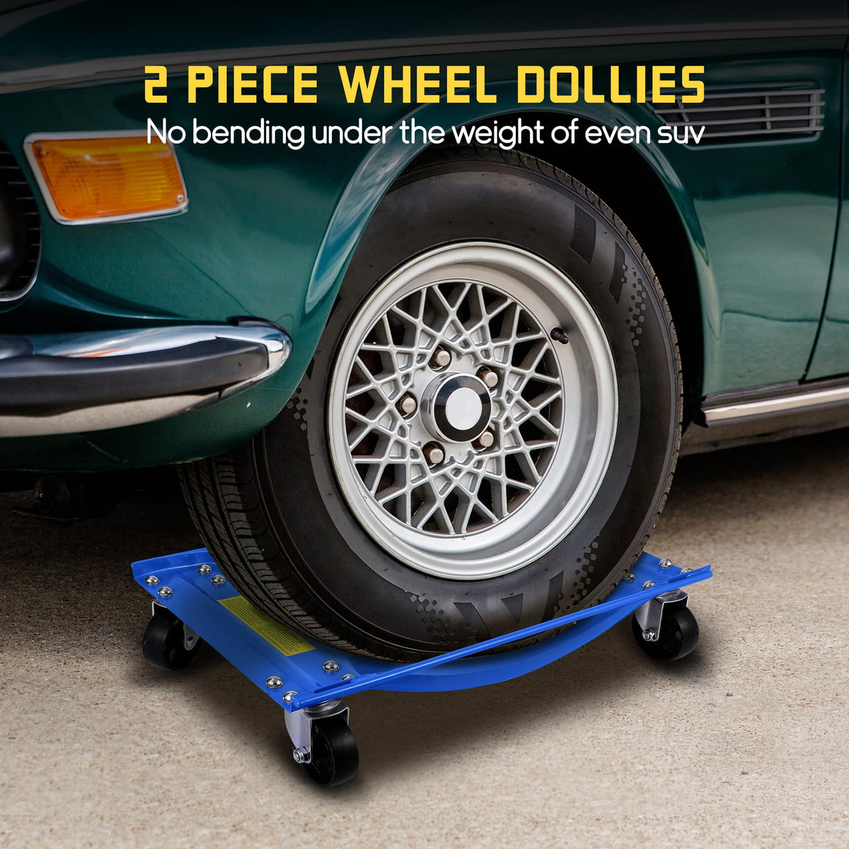 Ensemble de chariots à roues Garvee – Roues en acier de 8,9 cm, capacité de charge de 2268 kg, robuste et polyvalent