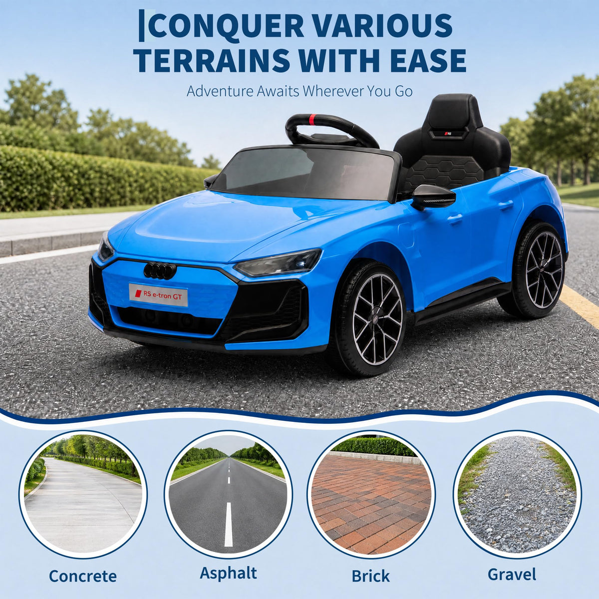 Voiture électrique enfant 12V design réaliste portes verrouillables