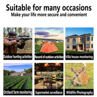 Caméra de surveillance Garvee Wildlife Camera 32MP 1080P WiFi IP66 étanche pour la chasse en extérieur avec vision nocturne (noire)
