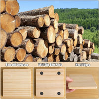 Panneaux de contreplaqué Garvee en bois de bouleau de 6 mm d'épaisseur pour la fabrication de pièces en bois naturel de 10 x 10 x 6 mm.