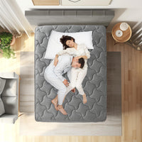 Garvee Matelas 140 x 200 cm, Ressorts Ensachés 7 Zones, Hauteur 21 cm, Confort H3, Mousse et Housse Microfibre, pour Enfants et Adultes