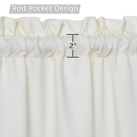 Rideaux courts imperméables Garvee pour café, en PVC, pour cuisine et salle de bain, 2 x 30 x 91,4 cm, semi-transparents, texture en relief