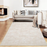 Garvee Tapis en Velours Perlé 200 × 290 cm, Lavable et Antidérapant, Envers en TPR, Beige Camel, pour Salon et Chambre - Beige camel