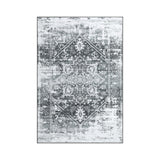 Tapis Garvee Flocons de Neige Médaillon Petite Collection 80x150cm Gris Salon Chambre - Gris