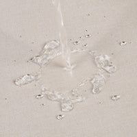 Rideau de douche imperméable Garvee en polyester avec crochets pour salles de bain et baignoires, 183 x 183 cm, beige