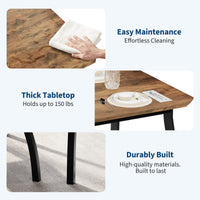 Ensemble de salle à manger rétro Garvee 3 pièces avec table d'angle et 2 bancs rembourrés, structure en métal, revêtement en cuir PU, gain de place, noir, idéal pour les petites pièces