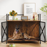 Bibliothèque Garvee Boho avec portes en rotin, 5 niveaux, MDF robuste, salon/bureau, 80 cm L x 160 cm H, couleur naturelle - brun