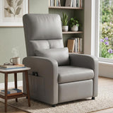 Garvee fauteuil massant électrique, 8 modes, chauffage, dossier inclinable, soutien lombaire, USB, poche latérale, charge 180 kg, noir - Gris