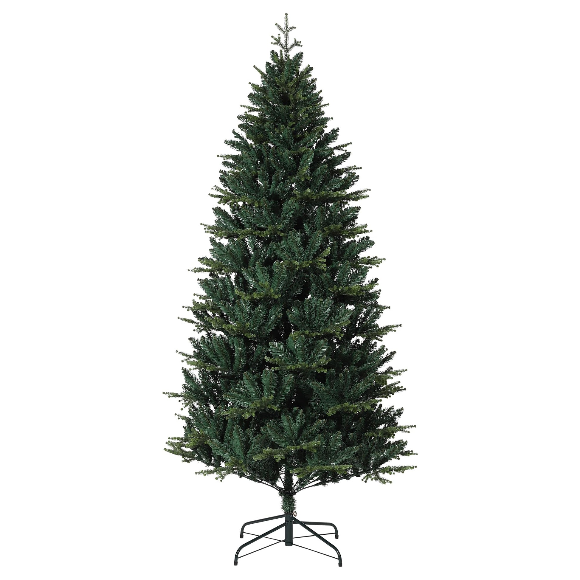 Sapin de Noël artificiel Garvee 180 cm en PE/PVC, illuminé pour créer une ambiance de Noël festive et idéale pour les fêtes de famille.