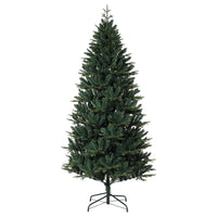 Sapin de Noël artificiel Garvee 180 cm en PE/PVC, illuminé pour créer une ambiance de Noël festive et idéale pour les fêtes de famille.
