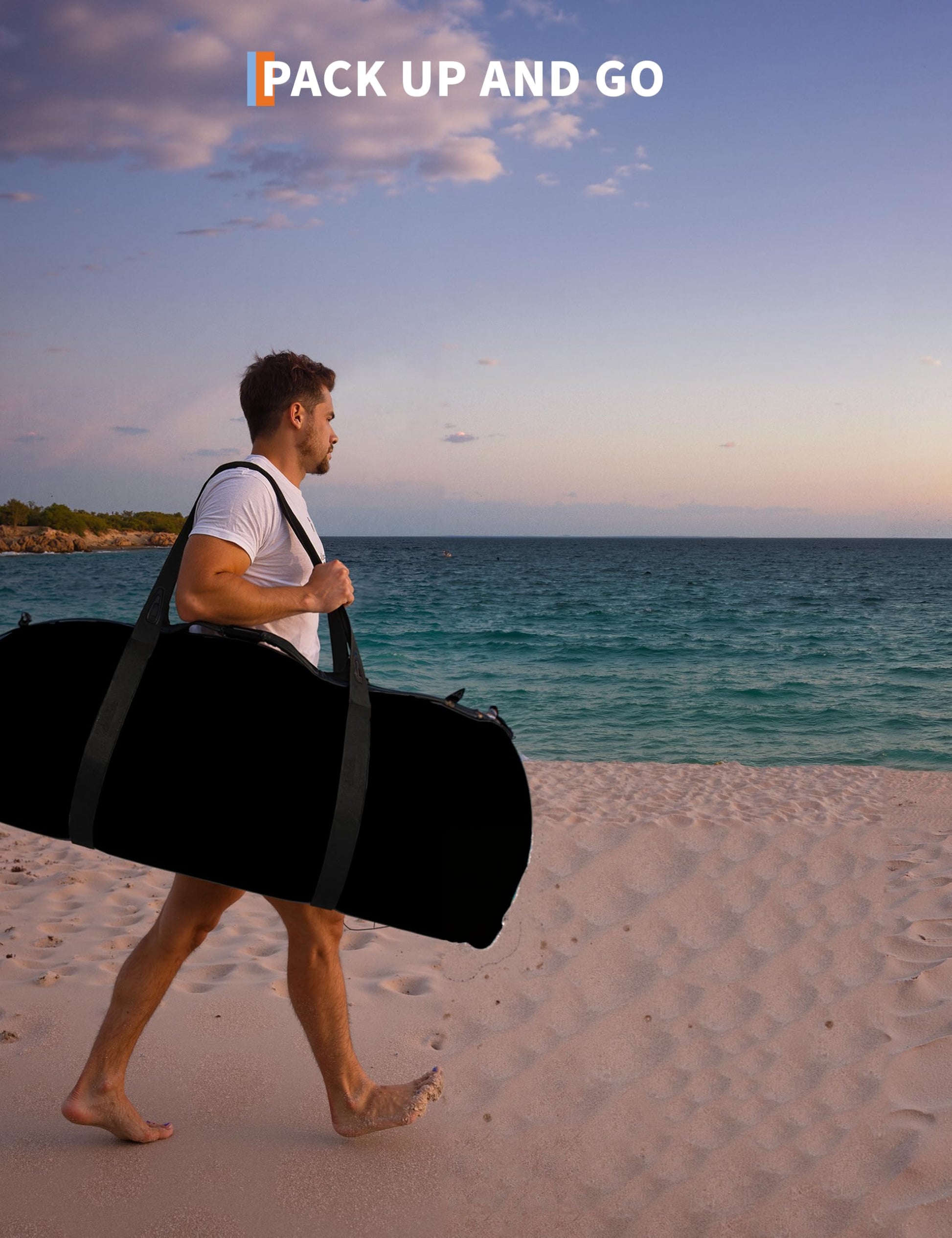 Garvee Plateforme Flottante Gonflable 305 x 183 cm en PVC Résistant avec Échelle Souple, pour Piscine et Plage, Bleu