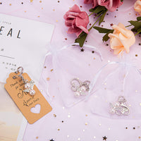 Ensemble de 20 porte-clés anges gardiens Garvee avec perles, faits main, cadeau idéal pour un mariage, un baptême, Noël ou un anniversaire, multicolore