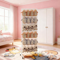 GARVEE Présentoir mobile à panneau perforé 61 × 152 cm, base en T avec roulettes, structure en fer robuste, double face avec crochets inclus, idéal pour magasin, stand et salon professionnel