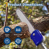 Garvee Élagueuse thermique sur perche 52 cm³, tronçonneuse télescopique 5 m pour taille d’arbres, jardin, verger et entretien extérieur - Bleu