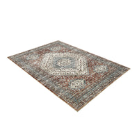 Tapis de couloir vintage Garvee, lavable, antidérapant, facile à nettoyer, pour salon, chambre, salle à manger, marron, 120 x 170 cm
