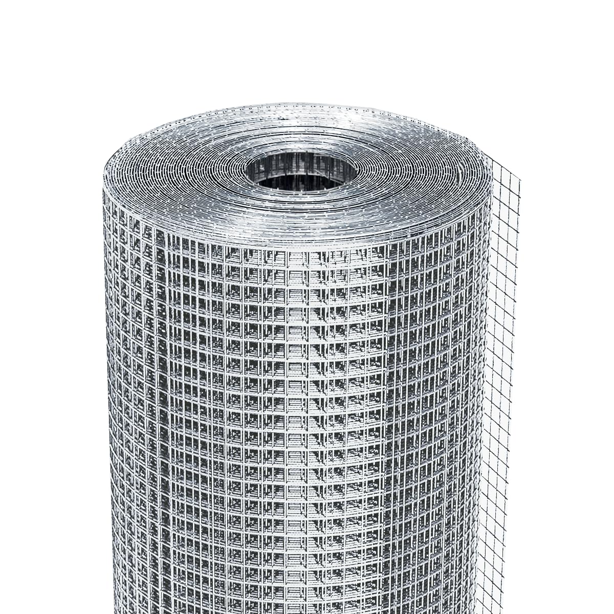 GARVEE Grillage hexagonal maille 12,7 mm, rouleau 1,22 × 30,48 m en acier galvanisé antirouille, pour poulailler, jardin et barrière petits animaux