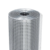 GARVEE Grillage hexagonal maille 12,7 mm, rouleau 1,22 × 30,48 m en acier galvanisé antirouille, pour poulailler, jardin et barrière petits animaux