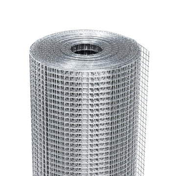 GARVEE Grillage hexagonal maille 12,7 mm, rouleau 1,22 × 30,48 m en acier galvanisé antirouille, pour poulailler, jardin et barrière petits animaux