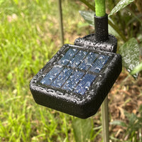 Lampes solaires de jardin Garvee, 5 têtes LED, motif pissenlit, étanches IP65, blanc chaud, en métal, éclairage extérieur, éclairage de chemin, éclairage de cour
