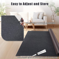Tapis de sol marin antidérapant Garvee 1,8 x 7 m, résistant aux intempéries, gris, pour bateaux et bateaux.