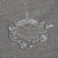 Rideau de douche Garvee, imperméable, en tissu épais 240 g/m² avec crochets, gris, 183 x 183 cm, style hôtelier de luxe
