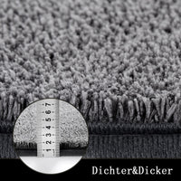 Tapis de bain GARVEE en microfibre de qualité hôtelière, antidérapant, gris foncé, 40 x 60 cm