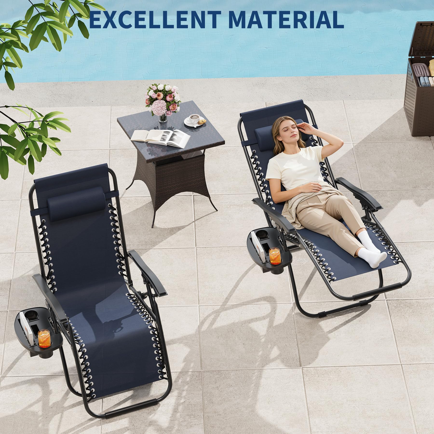 Fauteuil zéro-gravité inclinable – confort ergonomique