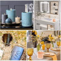 Moule à bougie cylindrique 3D en silicone Garvee avec couvercle pour la fabrication de bougies, pots de fleurs, porte-stylos et autres objets de décoration. Polyvalent, durable et résistant à la chaleur.