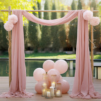GARVEE Tissu transparent pour arche de mariage 2 x 18 pi (70 x 550 cm), blanc, idéal pour la photographie en extérieur