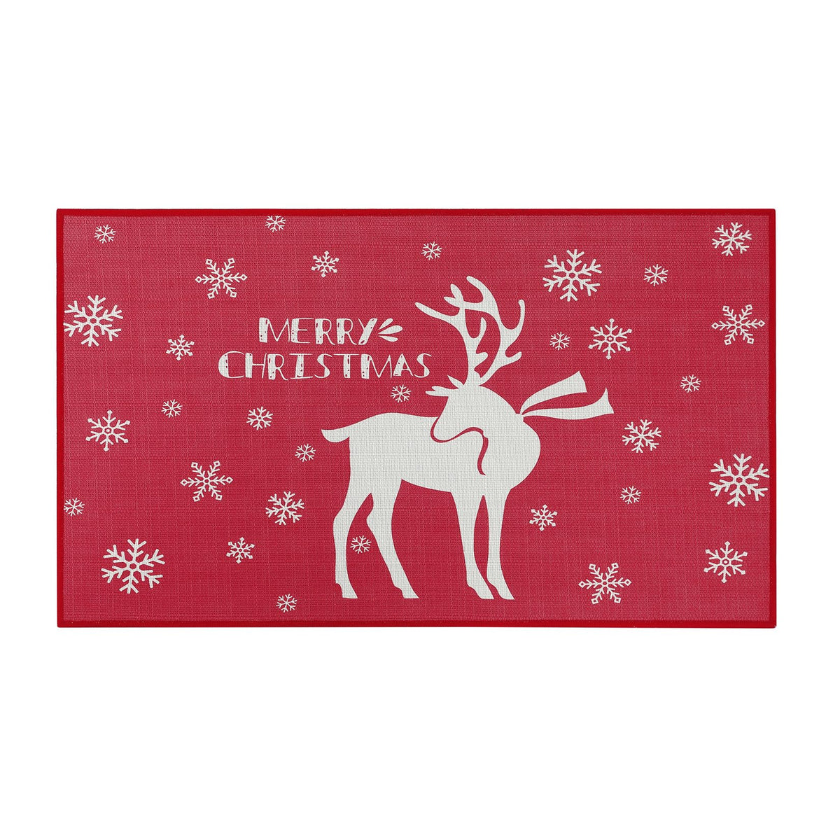Tapis de porte d'intérieur antidérapant Garvee Deurmat, motif renne, 50 x 80 cm, en tissu non tissé, pour l'intérieur et l'extérieur. Convient pour les entrées intérieures et extérieures.