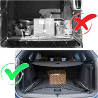 Grille de protection pour coffre Garvee, filet de sécurité pour chien, 130 x 90 cm, universel, noir