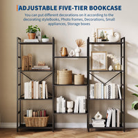 Garvee étagère industrielle à 4 niveaux avec structure métallique, 11 étagères ouvertes, robuste, noir, idéale pour le salon et le bureau