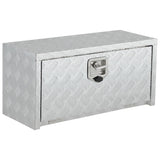 Garvee coffre à outils sous châssis en aluminium, 76 × 36 × 41 cm, argenté - argenté