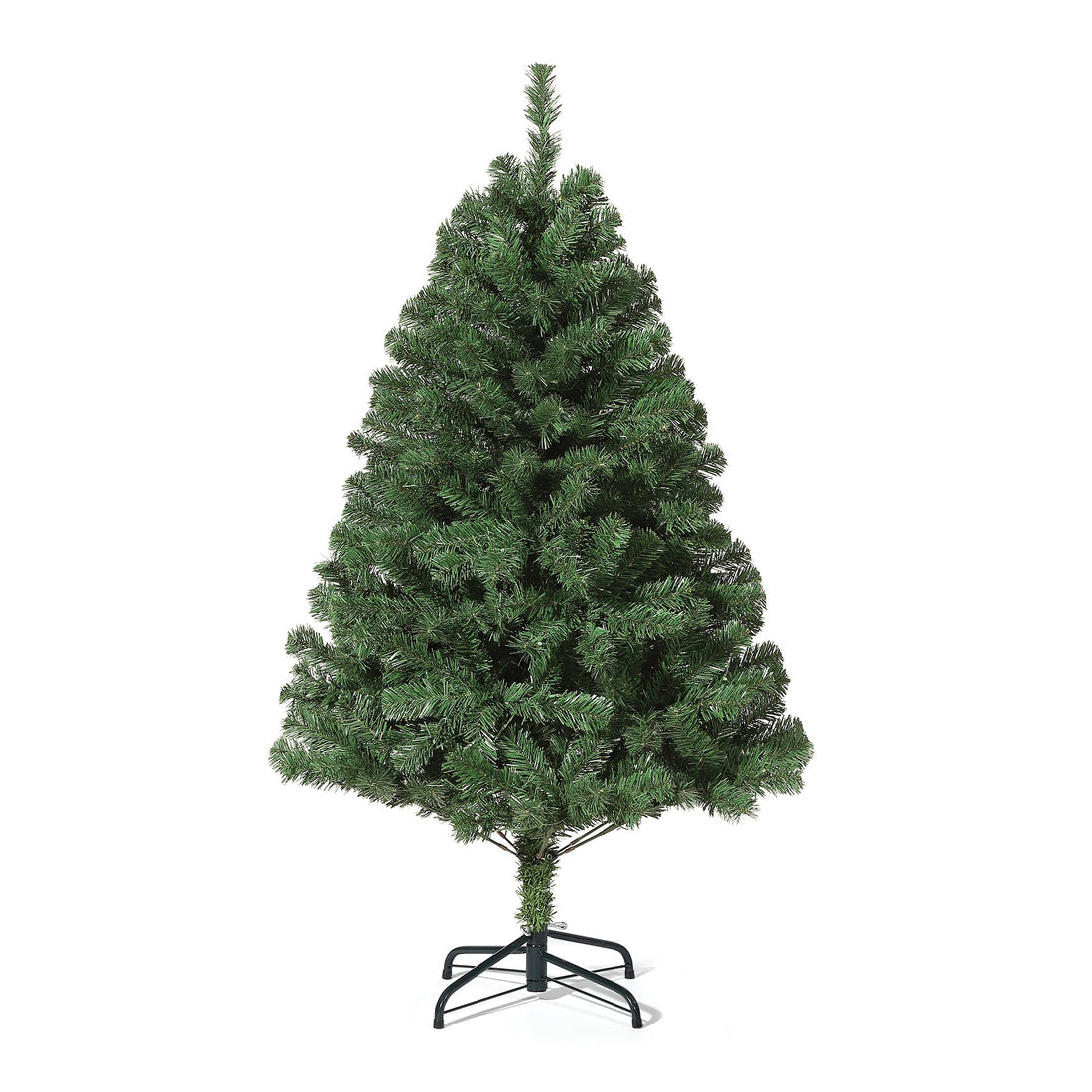 Sapin de Noël artificiel Garvee 140 cm – Épicéa de qualité supérieure, charnières métalliques, base pliable, gain de place