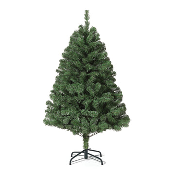 Sapin de Noël artificiel Garvee 140 cm – Épicéa de qualité supérieure, charnières métalliques, base pliable, gain de place