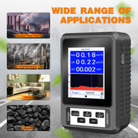 Compteur Geiger Garvee XR1-B, dosimètre portable et précis pour le laboratoire et le terrain, noir.