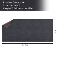 Tapis de sol marin antidérapant Garvee 1,8 x 9 m, découpable, gris, pour bateaux et yachts