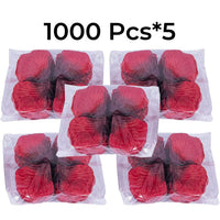Garvee 5000 pétales de rose artificiels rouges, doux et soyeux, réutilisables, pour mariage et Saint-Valentin