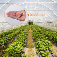 Film de protection pour serre Garvee 4,87 × 7,62 m – Film PE transparent, extra épais, résistant à la déchirure et protégé contre les UV pour le jardin